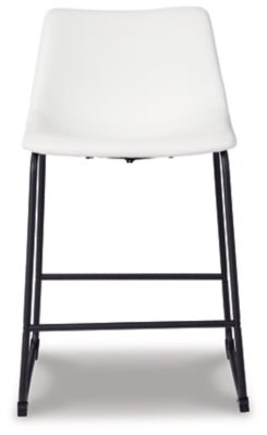 Centiar Counter Height Bar Stool - White Stool Set modern furniture Contempo Furniture