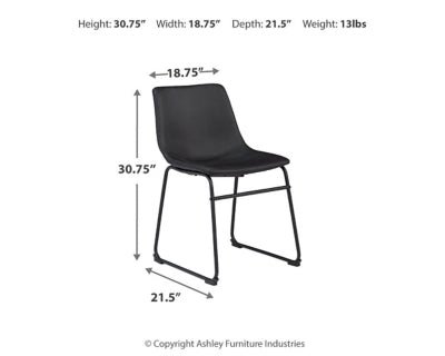 Centiar Dining Chair - Black Chair Set modern furniture Contempo Furniture
