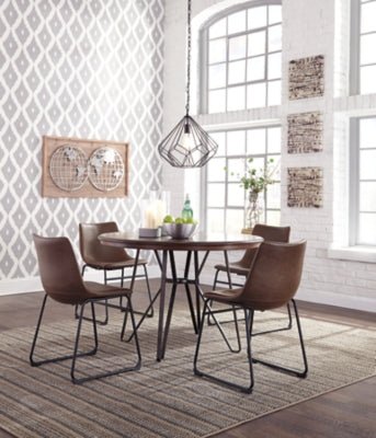 Centiar Dining Chair - Dark Brown Chair Set modern furniture Contempo Furniture