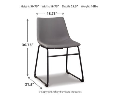 Centiar Dining Chair - Gray Chair Set modern furniture Contempo Furniture