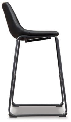 Centiar Pub Height Bar Stool - Black Stool Set modern furniture Contempo Furniture