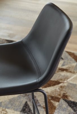 Centiar Pub Height Bar Stool - Black Stool Set modern furniture Contempo Furniture