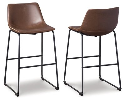 Centiar Pub Height Bar Stool - Dark Brown Stool Set modern furniture Contempo Furniture