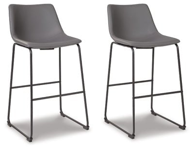 Centiar Pub Height Bar Stool - Gray Stool Set modern furniture Contempo Furniture