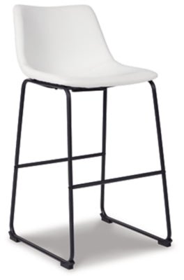 Centiar Pub Height Bar Stool - White Stool Set modern furniture Contempo Furniture