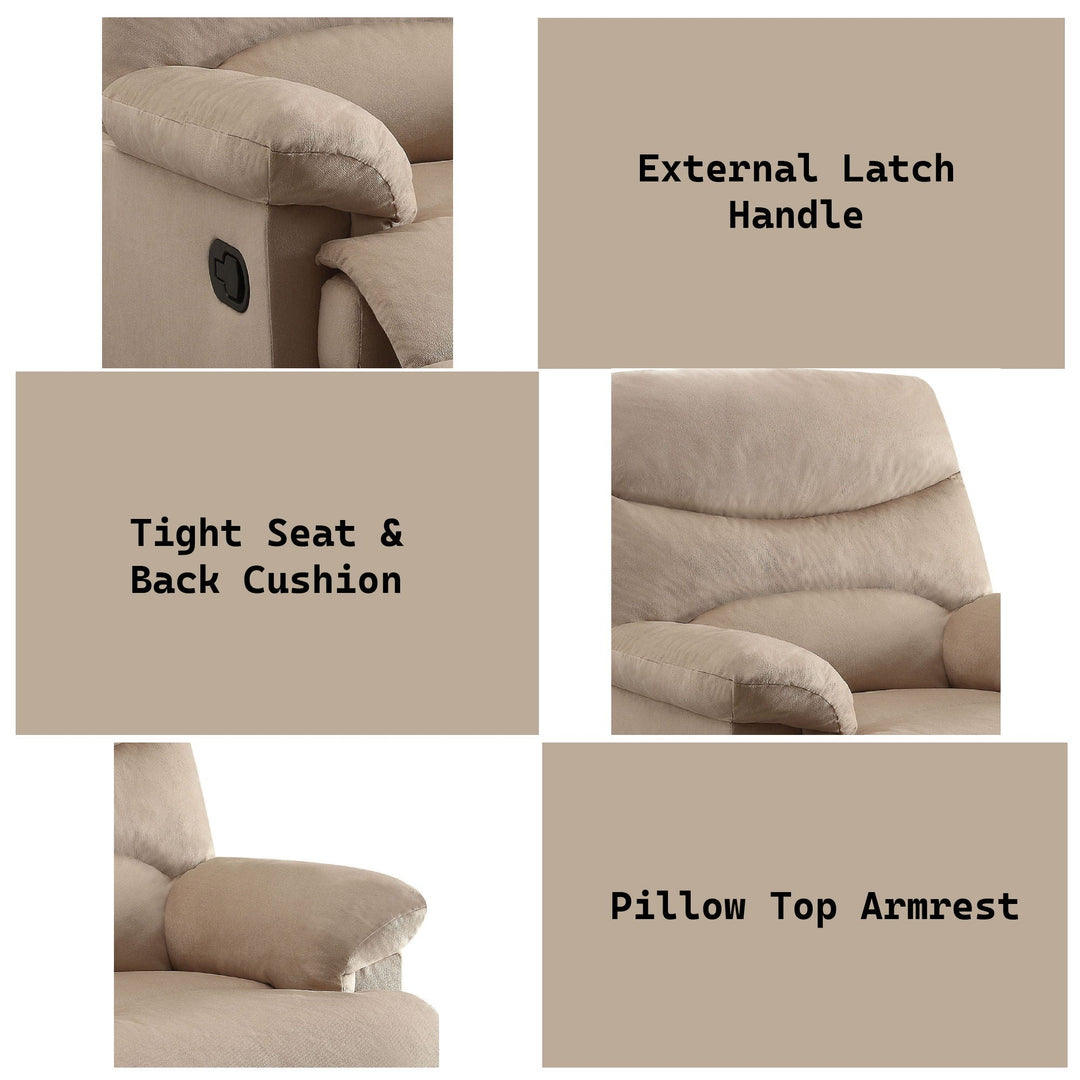 Arcadia - Woven Motion Recliner - Beige