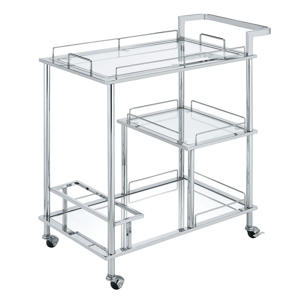 splinter-serving-cart-clear-glass-chrome