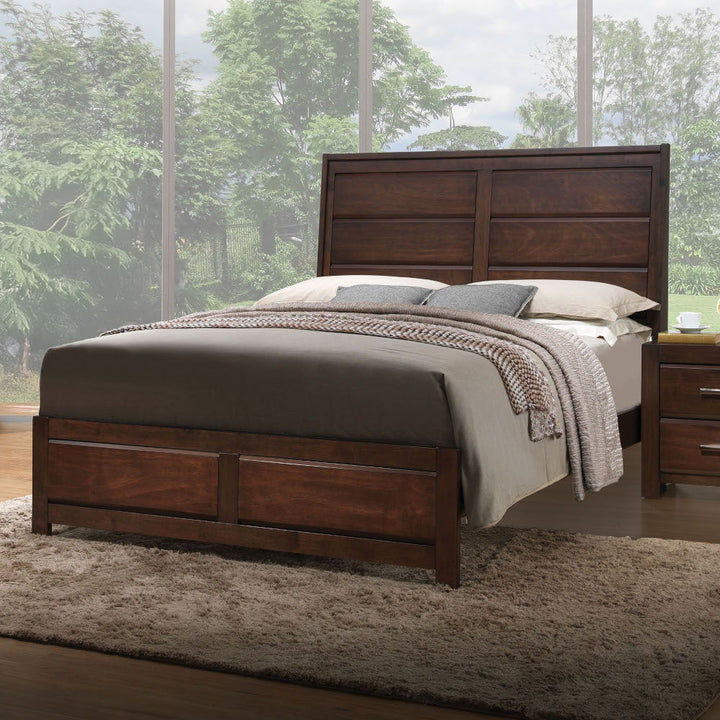 ACME Furniture Oberreit Eastern King Bed Walnut