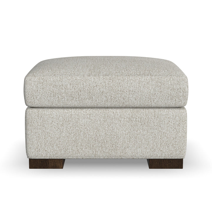 Jasper  Stationary Ottoman  White