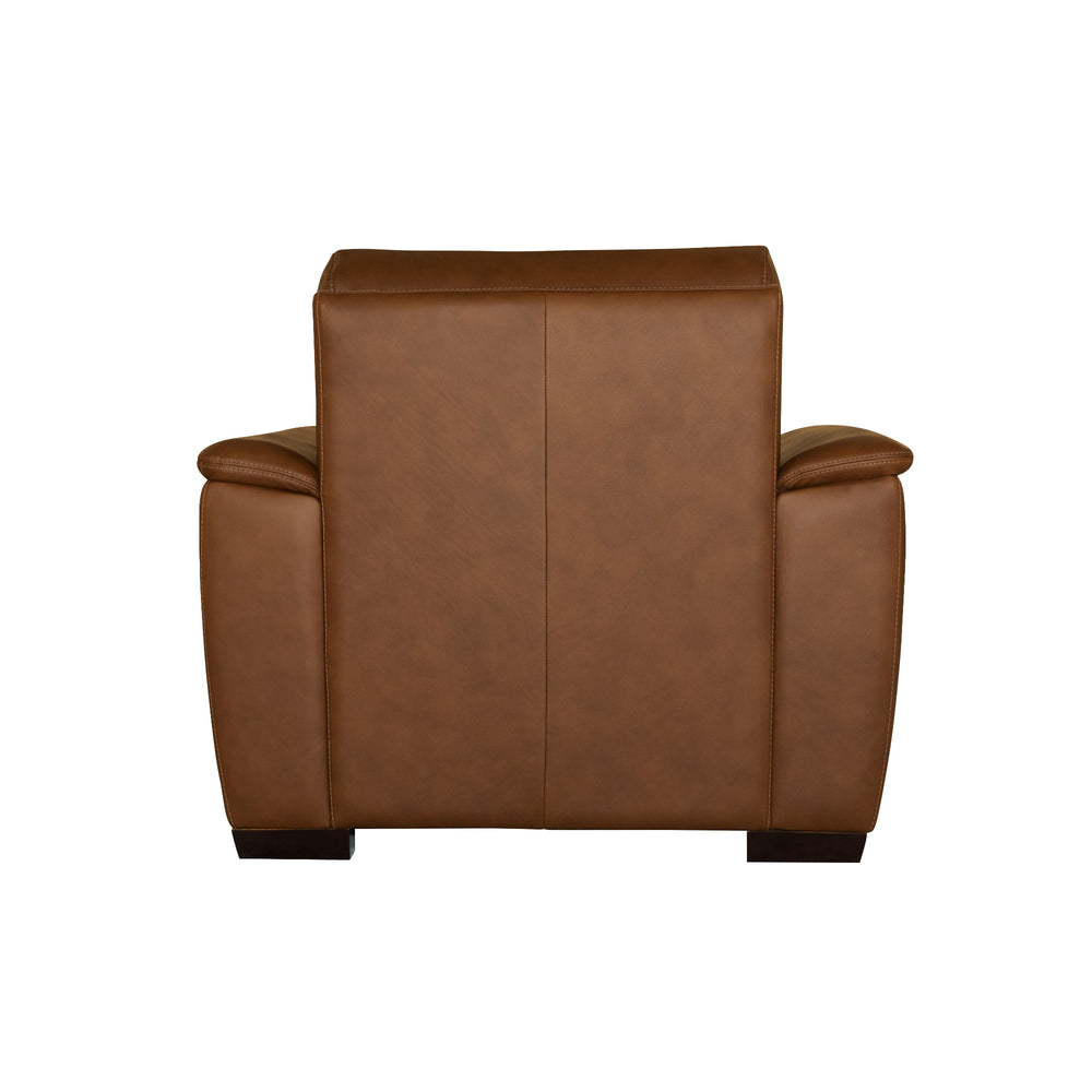 Henry Leather Chair in Caramel