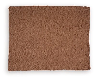 Chaddon Throw (Set of 3) - Dark Brown Throw modern furniture Contempo Furniture