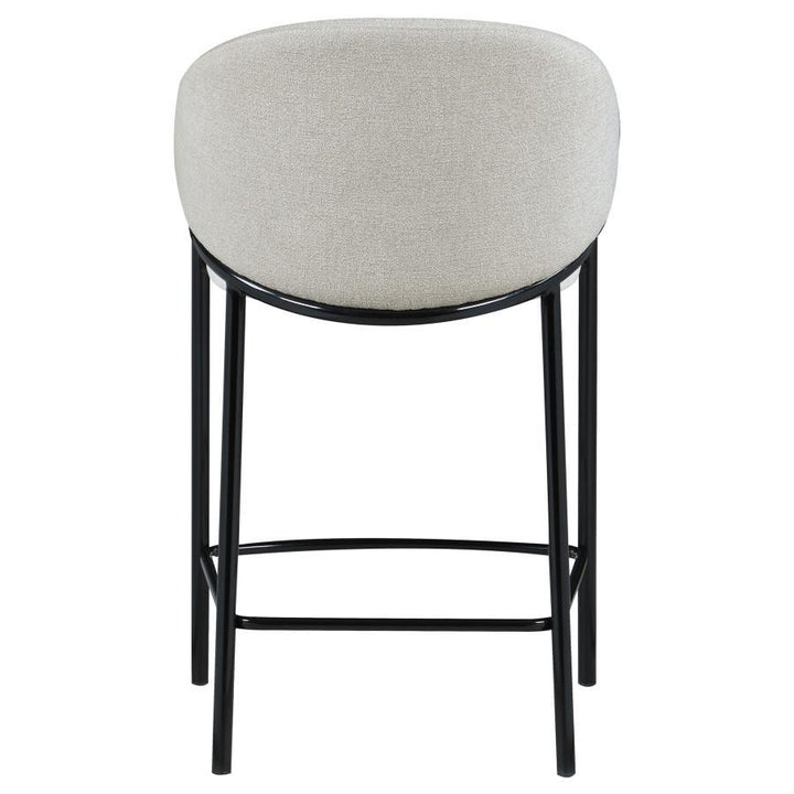 Chadwick - Fabric Upholstered Counter Chair (Set of 2) - Beige Stool Set modern furniture Contempo Furniture