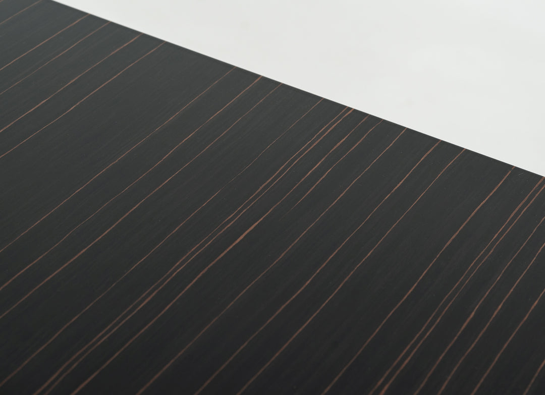 Chadwick Modern Ebony & Rosegold Dining Table