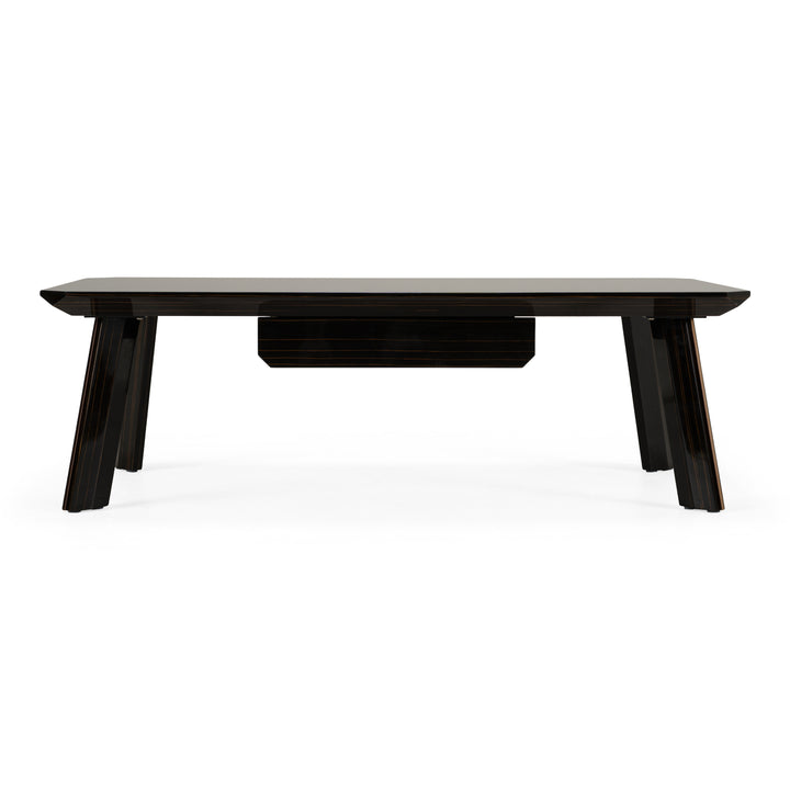 Chadwick Modern Ebony &amp; Rosegold Coffee Table