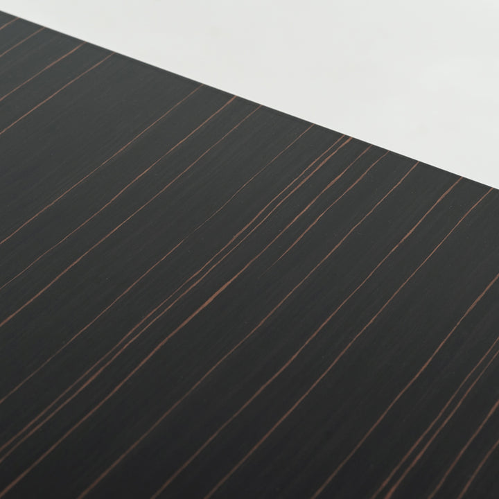 Chadwick Modern Ebony &amp; Rosegold Dining Table