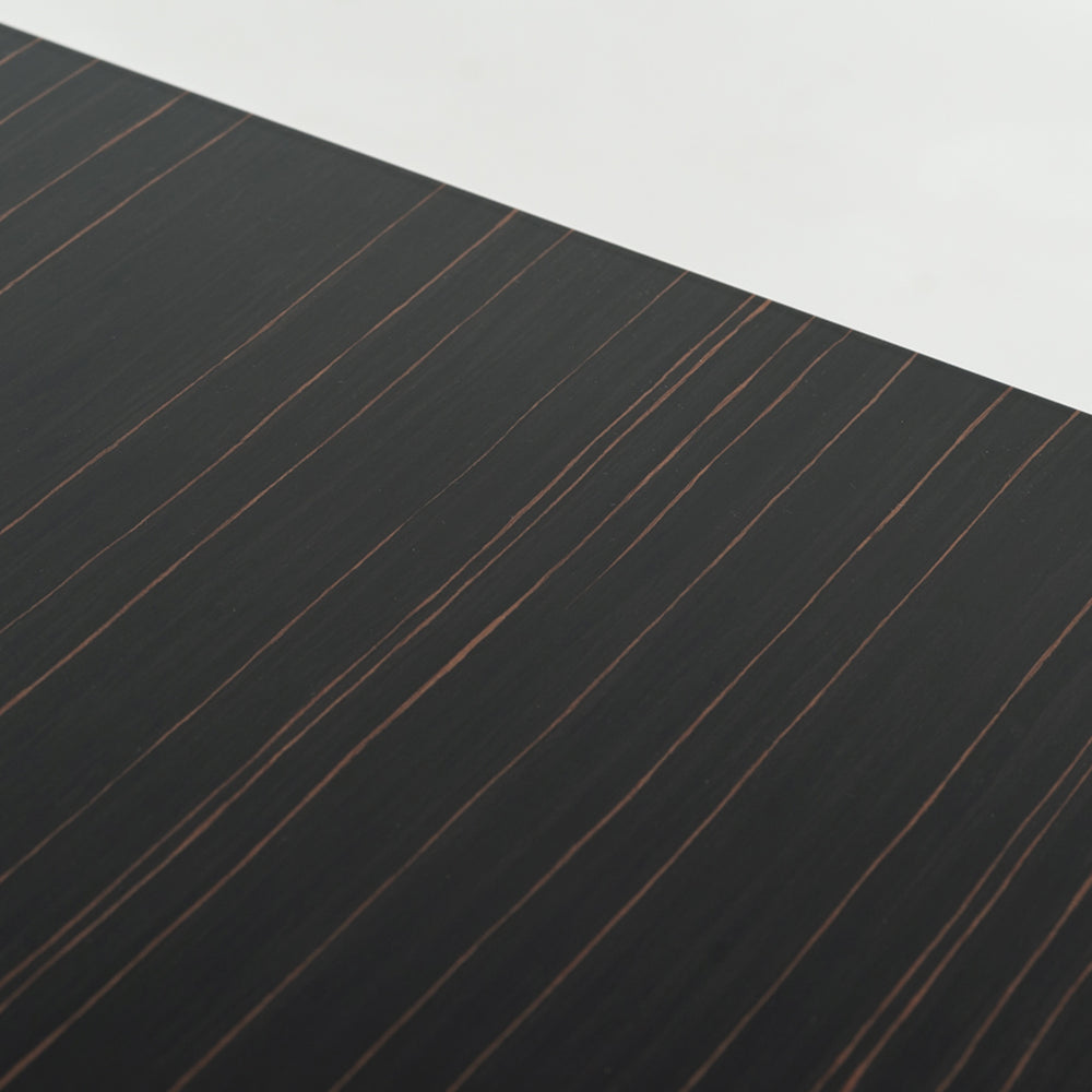 Chadwick Modern Ebony & Rosegold Dining Table - View 17