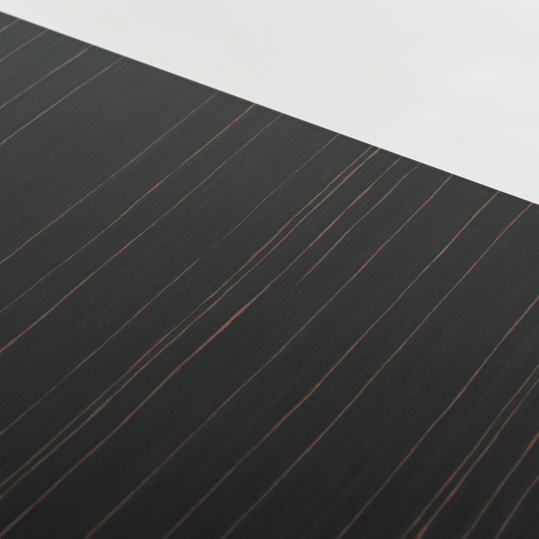 Chadwick Modern Ebony & Rosegold Dining Table