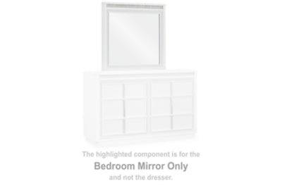 Chalanna Bedroom Mirror - White Mirror modern furniture Contempo Furniture