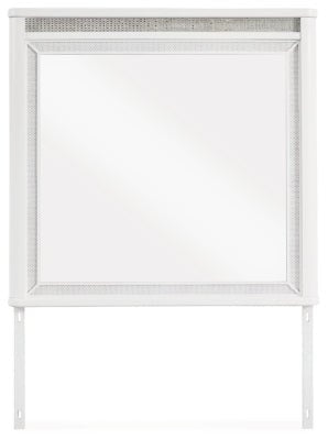 Chalanna Bedroom Mirror - White Mirror modern furniture Contempo Furniture