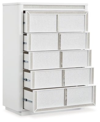 Chalanna Chest of Drawers - White Accent Chest modern furniture Contempo Furniture