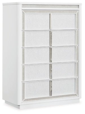 Chalanna Chest of Drawers - White Accent Chest modern furniture Contempo Furniture