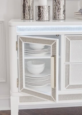 Chalanna Dining Server - White Server modern furniture Contempo Furniture
