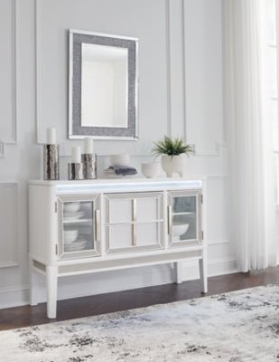 Chalanna Dining Server - White Server modern furniture Contempo Furniture