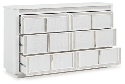 Chalanna Dresser - White Dresser modern furniture Contempo Furniture