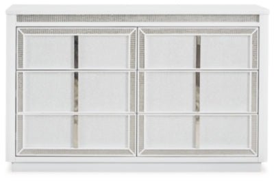 Chalanna Dresser - White Dresser modern furniture Contempo Furniture