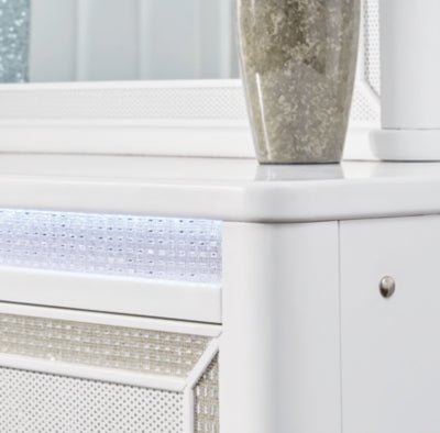 Chalanna Dresser - White Dresser modern furniture Contempo Furniture