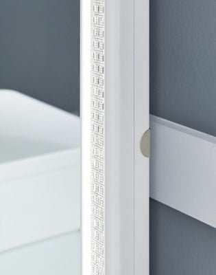 Chalanna Vanity with Mirror - White Vanity Set modern furniture Contempo Furniture