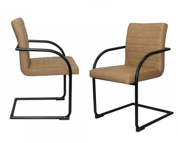 Ivey - Modern Tan Dining Chair (Set of 2)