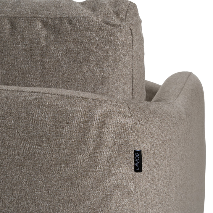 Chantry - Modern Grey Sand Fabric Sectional Sofa
