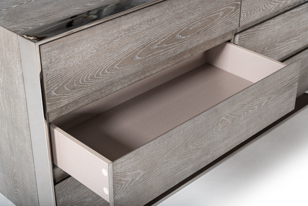 Arlene Modern Grey Elm Dresser - View 5