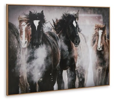 Chaseburn Wall Art - Black Canvas Art modern furniture Contempo Furniture