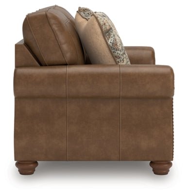 Chasemore Loveseat - Dark Brown Stationary Loveseat modern furniture Contempo Furniture