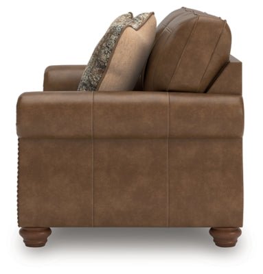 Chasemore Loveseat - Dark Brown Stationary Loveseat modern furniture Contempo Furniture