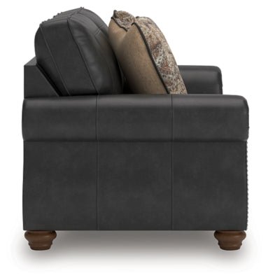 Chasemore Loveseat - Dark Gray Stationary Loveseat modern furniture Contempo Furniture