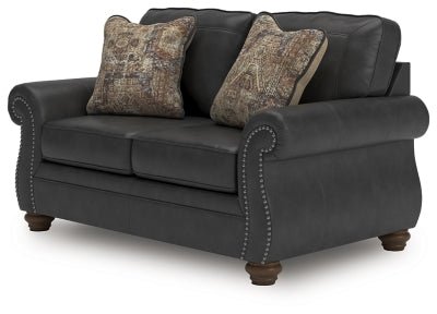 Chasemore Loveseat - Dark Gray Stationary Loveseat modern furniture Contempo Furniture