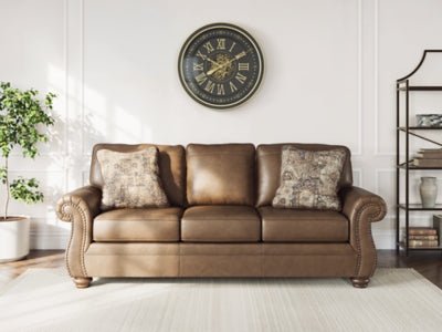 Chasemore Sofa - Dark Brown Stationary Sofa modern furniture Contempo Furniture