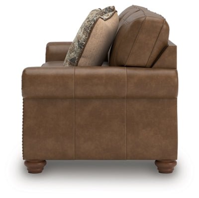 Chasemore Sofa - Dark Brown Stationary Sofa modern furniture Contempo Furniture