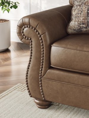 Chasemore Sofa - Dark Brown Stationary Sofa modern furniture Contempo Furniture