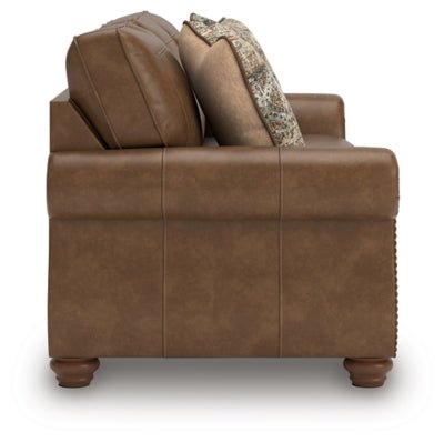 Chasemore Sofa - Dark Brown Stationary Sofa modern furniture Contempo Furniture
