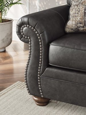 Chasemore Sofa - Dark Gray Stationary Sofa modern furniture Contempo Furniture