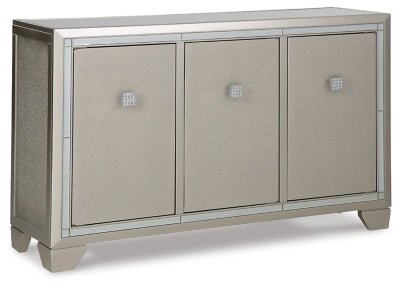 Chaseton Accent Cabinet - Gold | Ashley Furniture