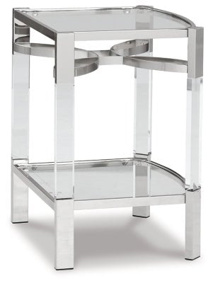 Chaseton Accent Table - Pearl Silver Accent Table modern furniture Contempo Furniture