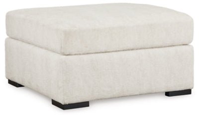 Chessington Oversized Accent Ottoman - White | Ashley Furniture