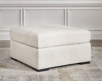 Chessington Oversized Accent Ottoman - White Accent Ottoman modern furniture Contempo Furniture