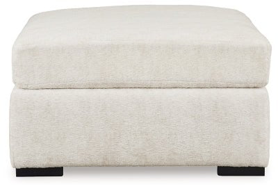 Chessington Oversized Accent Ottoman - White Accent Ottoman modern furniture Contempo Furniture