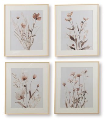 Chettings Wall Art (Set of 4) - Beige Canvas Art Set modern furniture Contempo Furniture